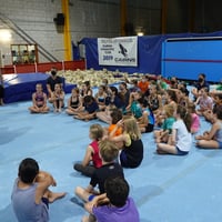 Squad gymnasts had a meet & greet sessions with Olivia, with discussions on Olivia